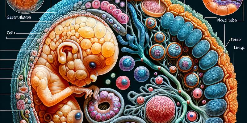 Biologie du Développement : Processus Embryonnaires et Organogenèse