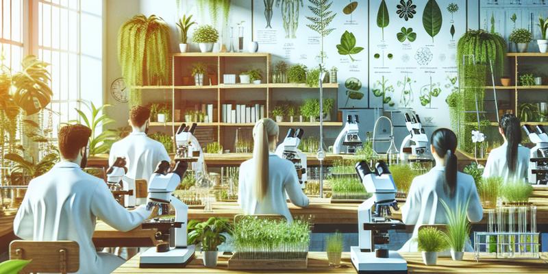 Botanique : Étude des Plantes et de Leur Physiologie